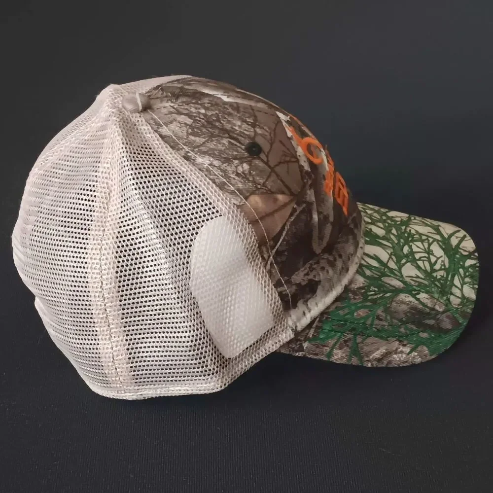 Realtree Camo Hat with Green Camo on Brim